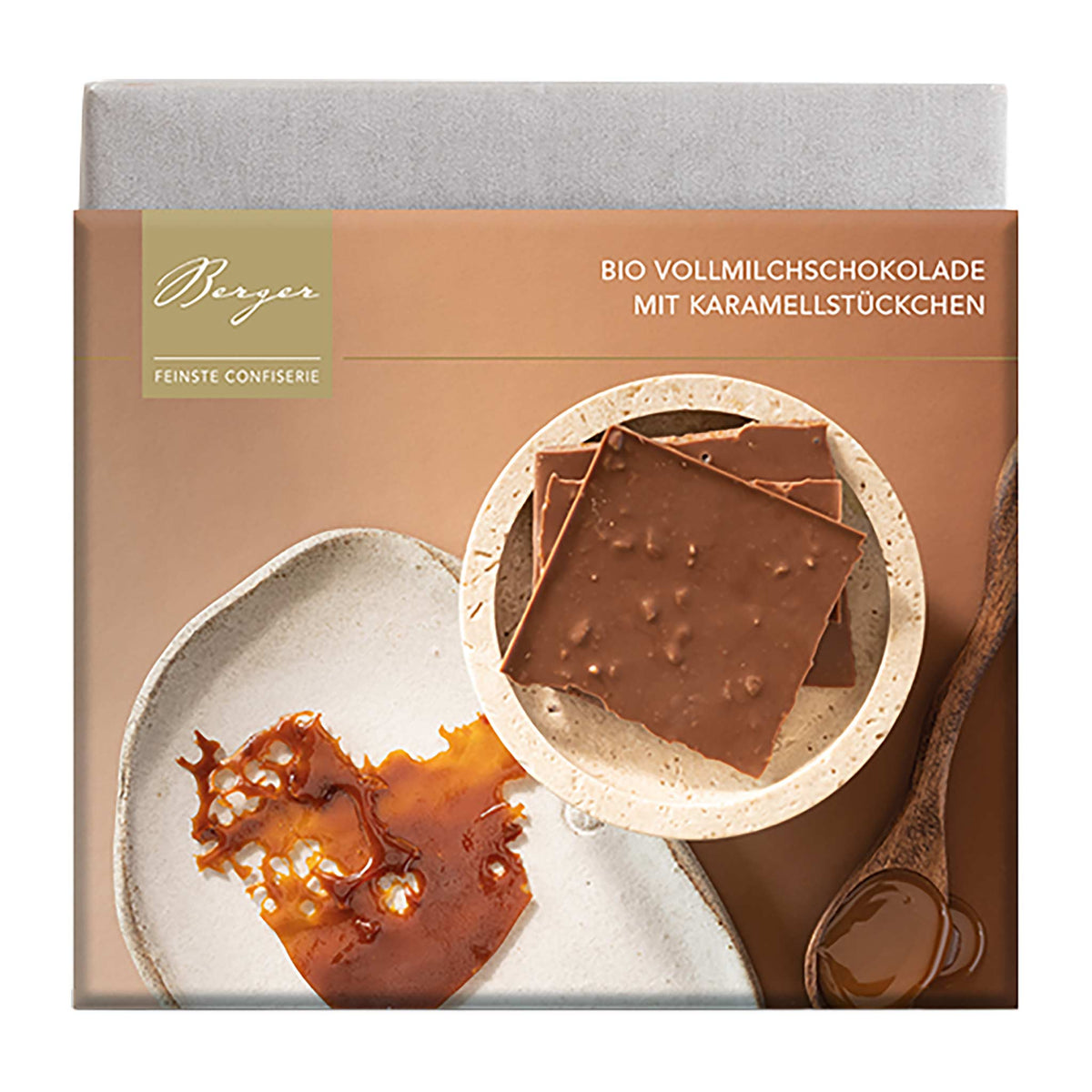 Bio Vollmilch Karamellstückchen von Berger Confiserie