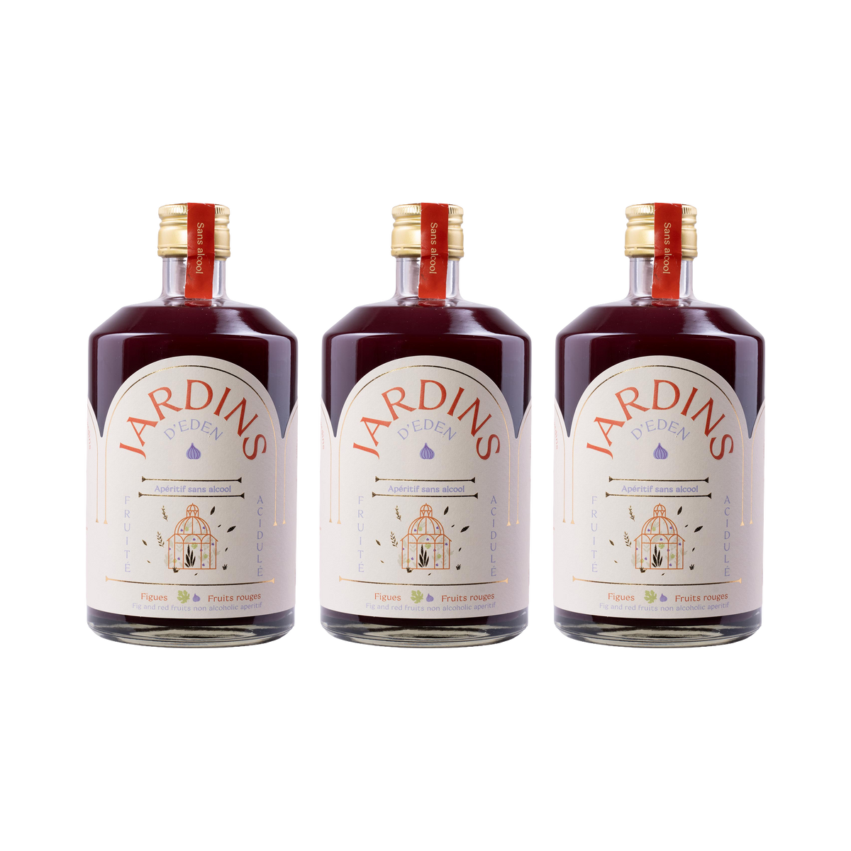 D'Eden – Feige & rote Beeren – 700ml – 3× 700 ml