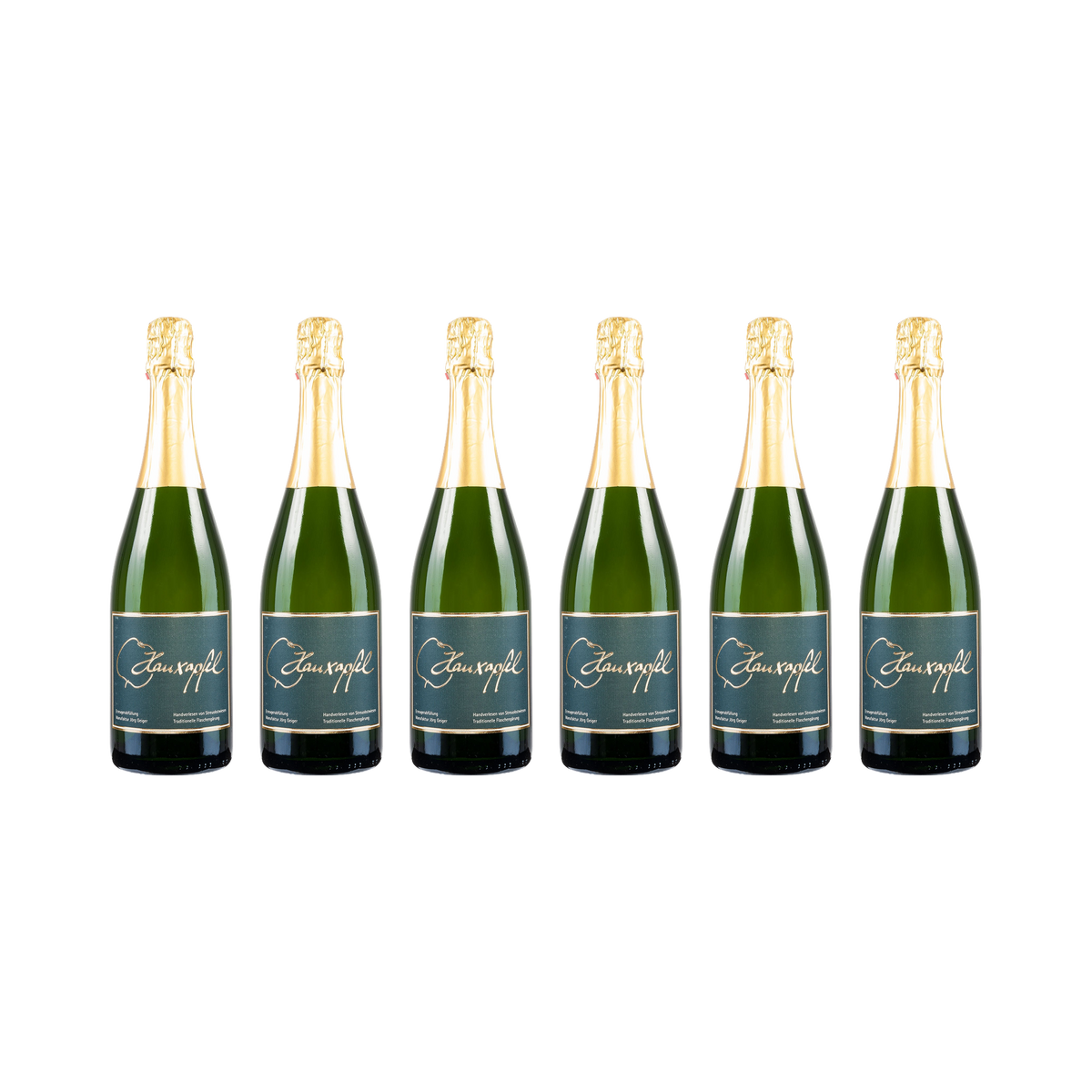 Apfelschaumwein Hauxapfel – 6× 750 ml