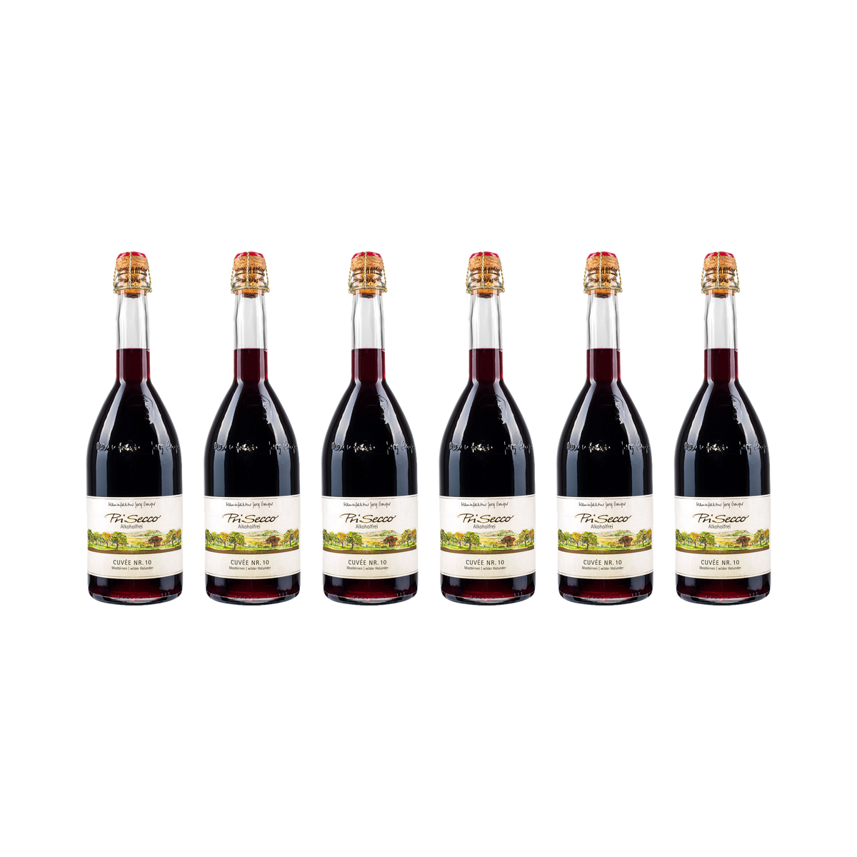 Prisecco Cuvée Nr. 10 – alkoholfrei – 6× 750 ml