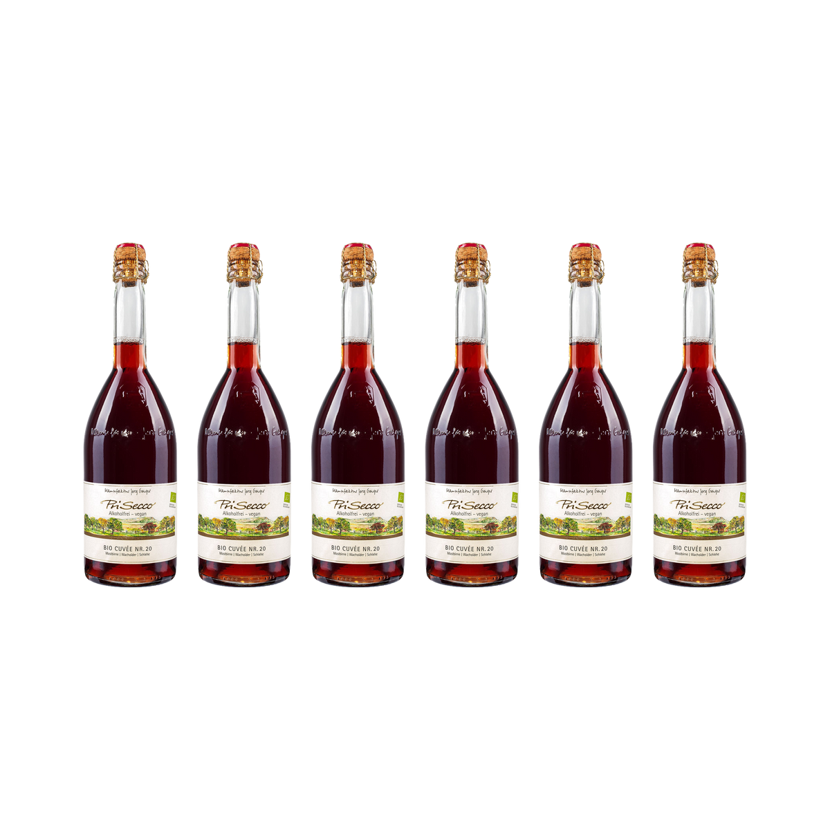 Prisecco Cuvée Nr. 20 – alkoholfrei – 6× 750 ml