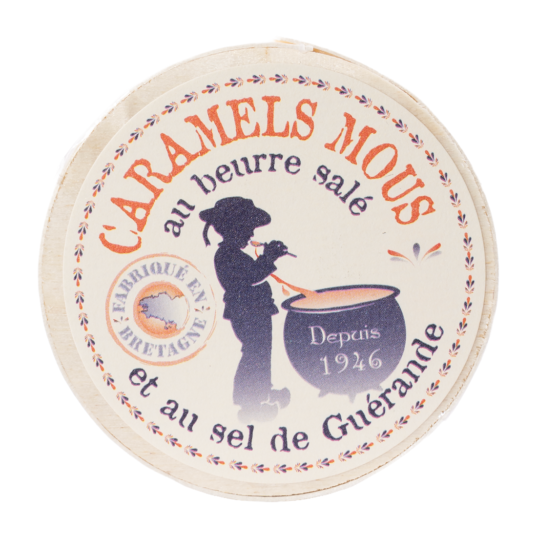 Caramels in Holzdose von La Maison d'Armorine