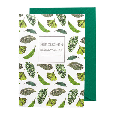 Greeting card Congratulations – Botanic Bliss