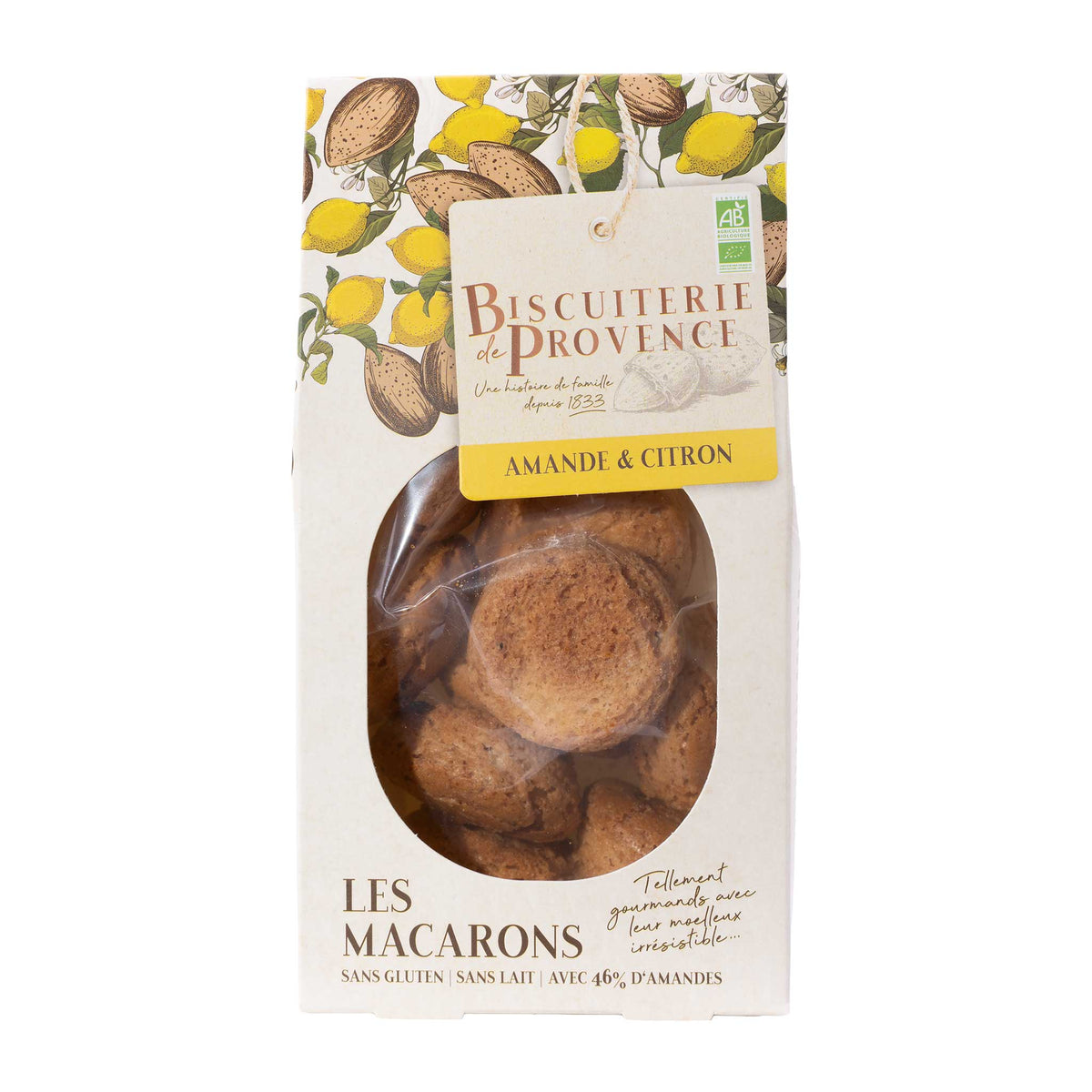 Biscuiterie de Provence Mandel Macarons mit Zitrone