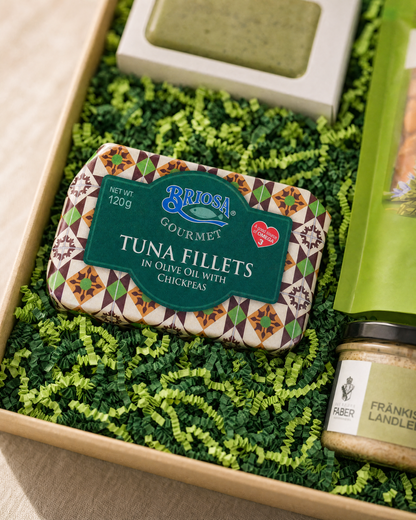 Briosa Thunfischfilet mit Kichererbsen in der Gourmetbox Wehmut & Wegbegleiter