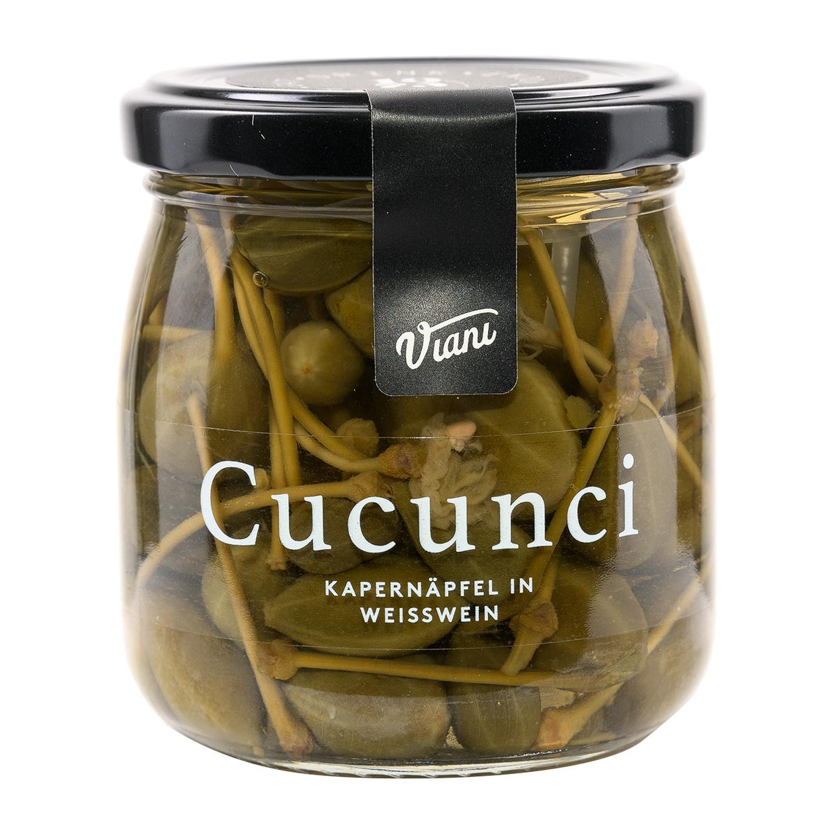Cucunci Kapernäpfel in Weißwein