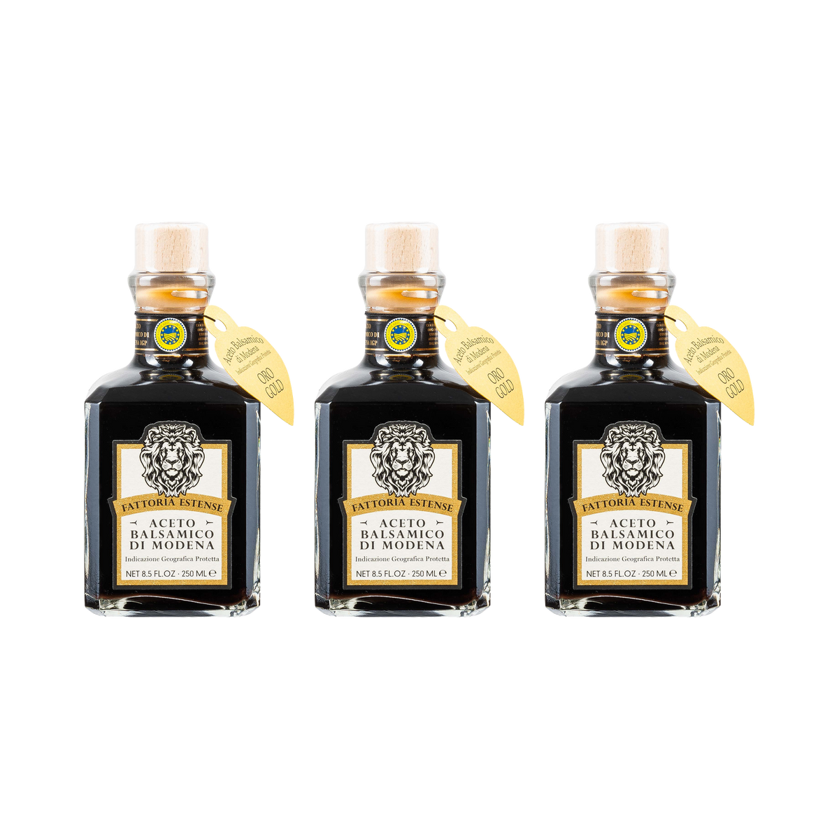 Aceto Balsamico di Modena IGP Gold – 3× 250 ml