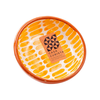 Ceramic bowl small – dash tangerine