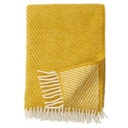 Klippan Wolldecke Velvet saffron