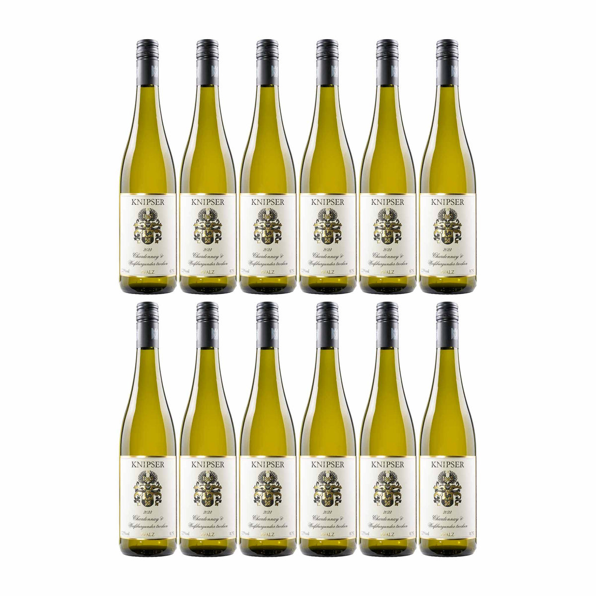 Knipser Chardonnay Weißburgunder 12er Weinpaket