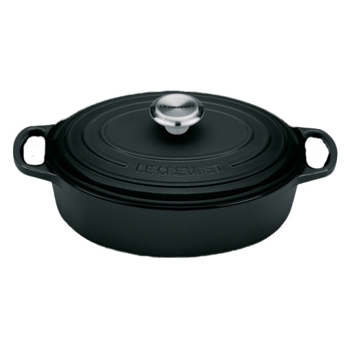 Le Creuset Bräter Oval 27cm schwarz