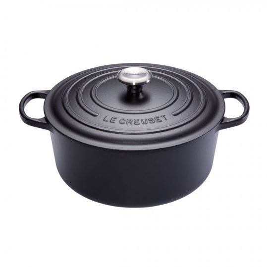 Le Creuset Bräter Signature 28cm Schwarz