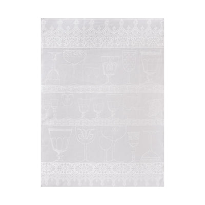 Glass Cloth – Crystal – White