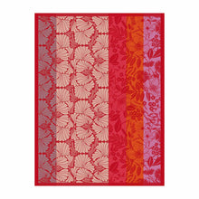 Le Jacquard francais Geschirrtuch Cottage Fleury rot