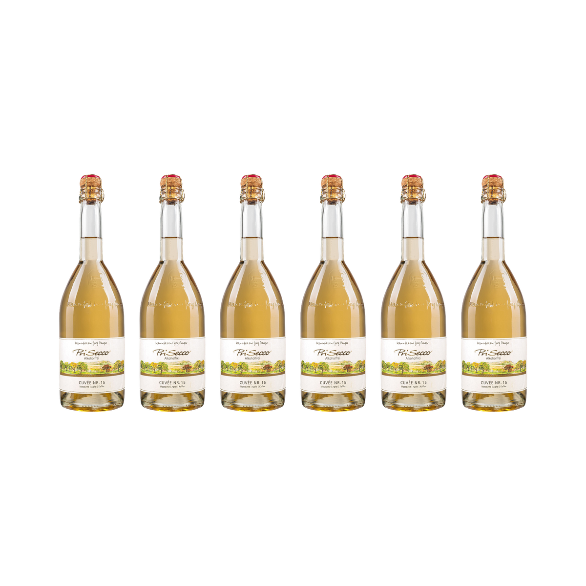Prisecco Cuvée Nr. 15 – alkoholfrei – 6× 750 ml