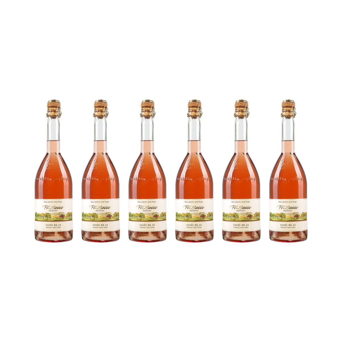 Prisecco Cuvée Nr. 23 – alkoholfrei – 6× 750 ml