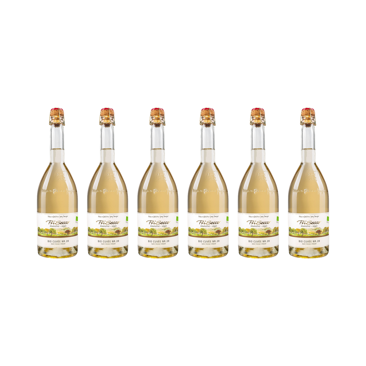 Prisecco Cuvée Nr. 28 – alkoholfrei – 6× 750 ml