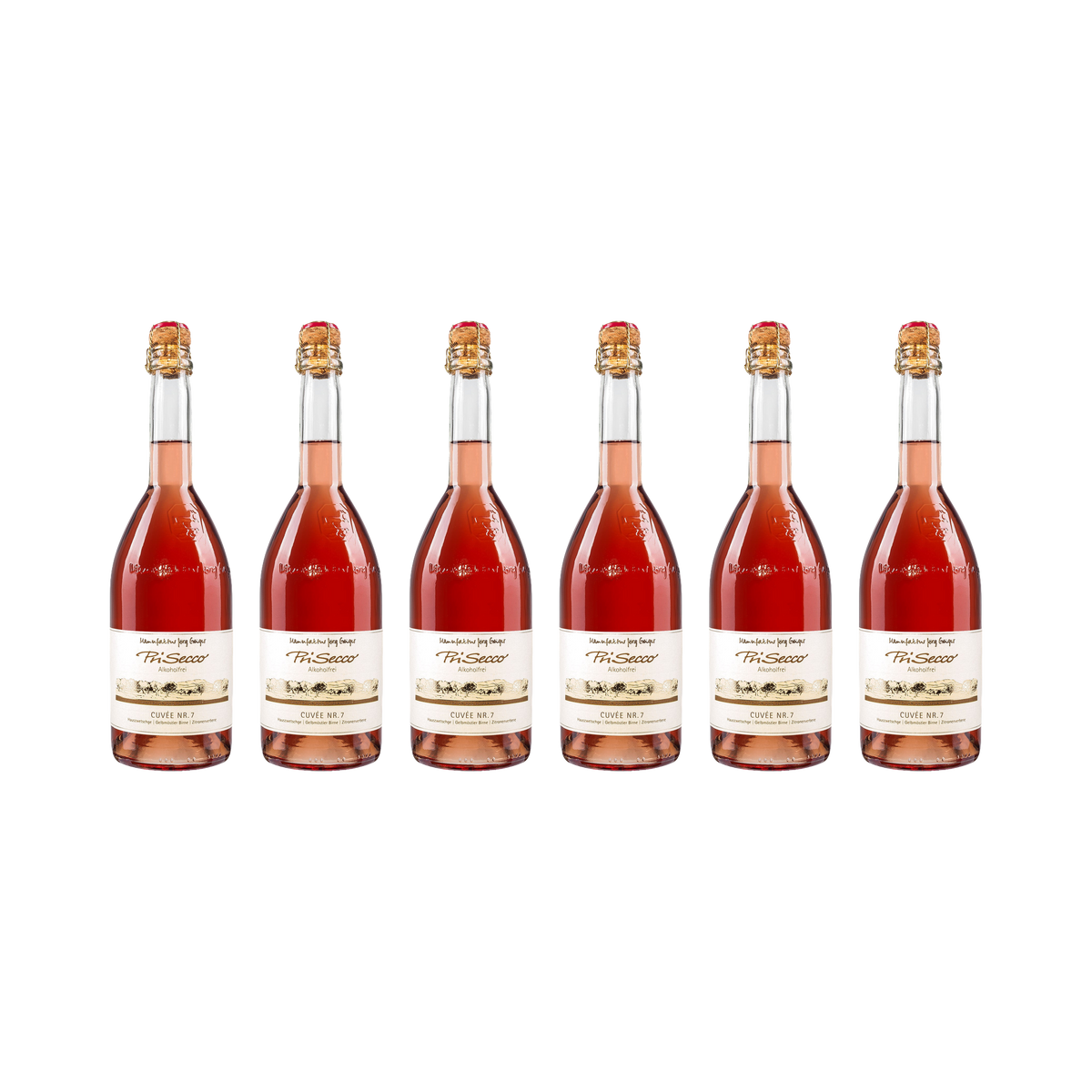 Prisecco Cuvée Nr. 7 – alkoholfrei – 6× 750 ml
