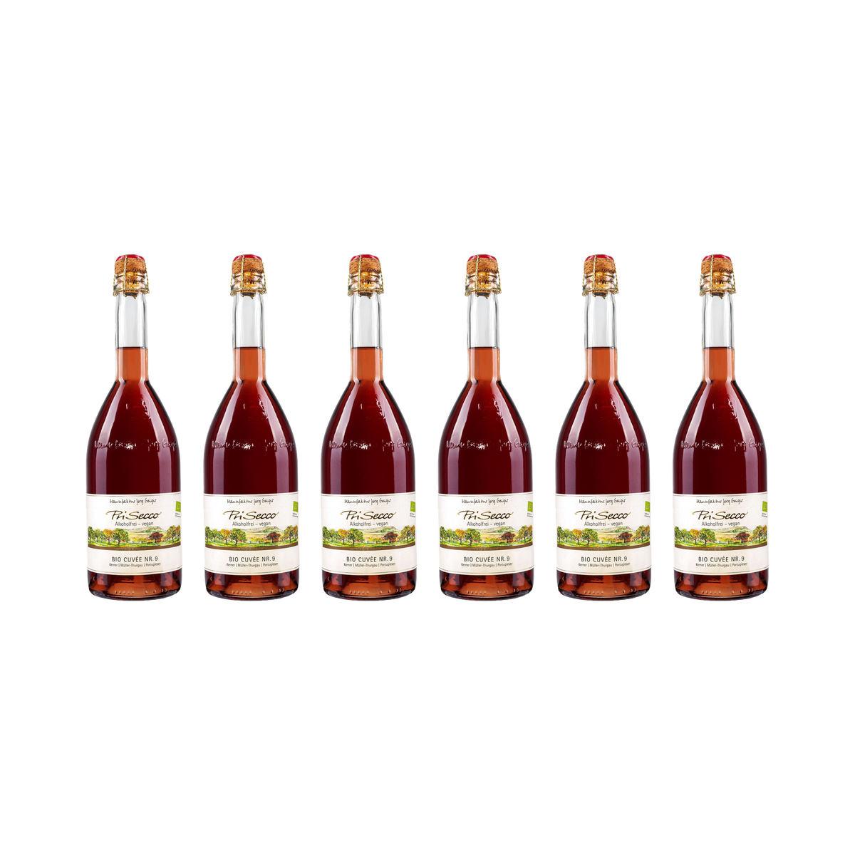 Prisecco Cuvée Nr. 9 – alkoholfrei – 6× 750 ml