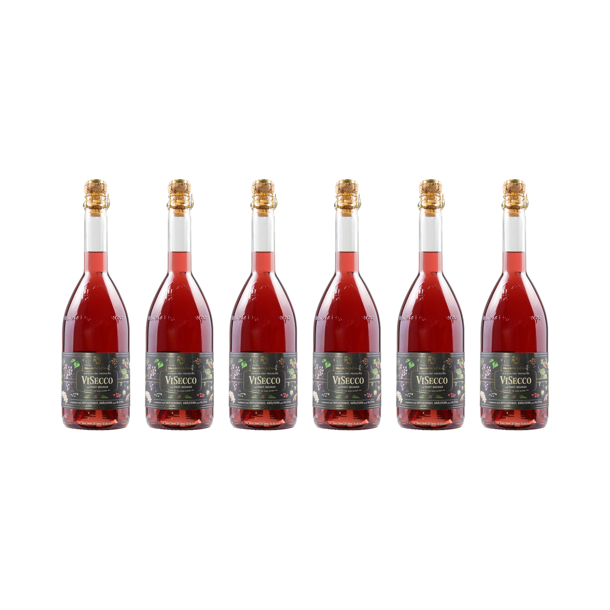 ViSecco Pinot Meunier – alkoholfrei – 6× 750 ml
