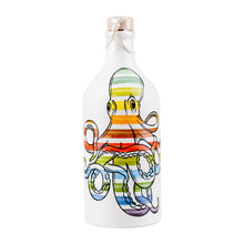 Frantoio Muraglia Olivenöl Keramikflasche bunter Tintenfisch