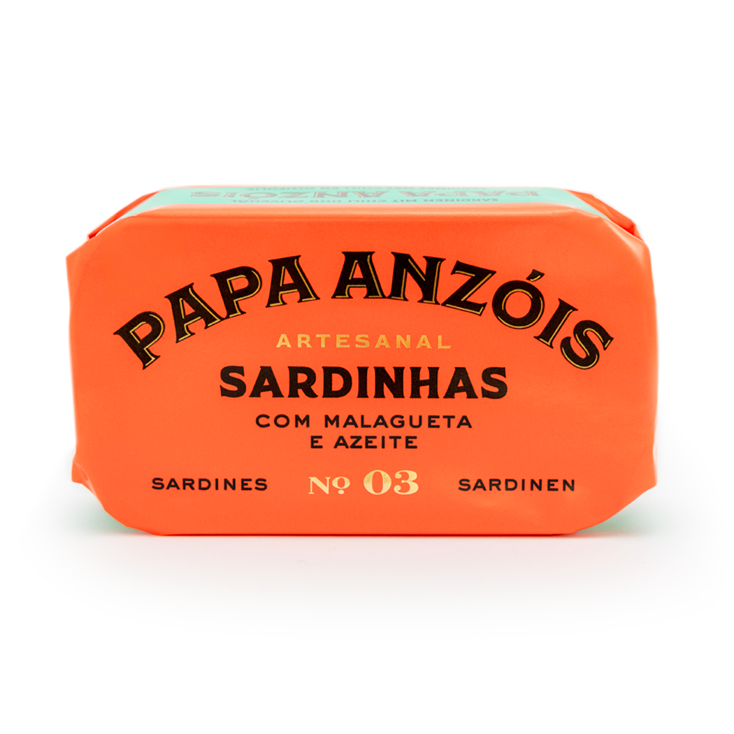 Papa Anzóis Sardinen mit Chili und Olivenöl