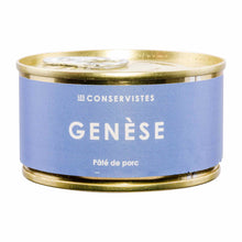 Les Conservistes Pâté de Porc Genése