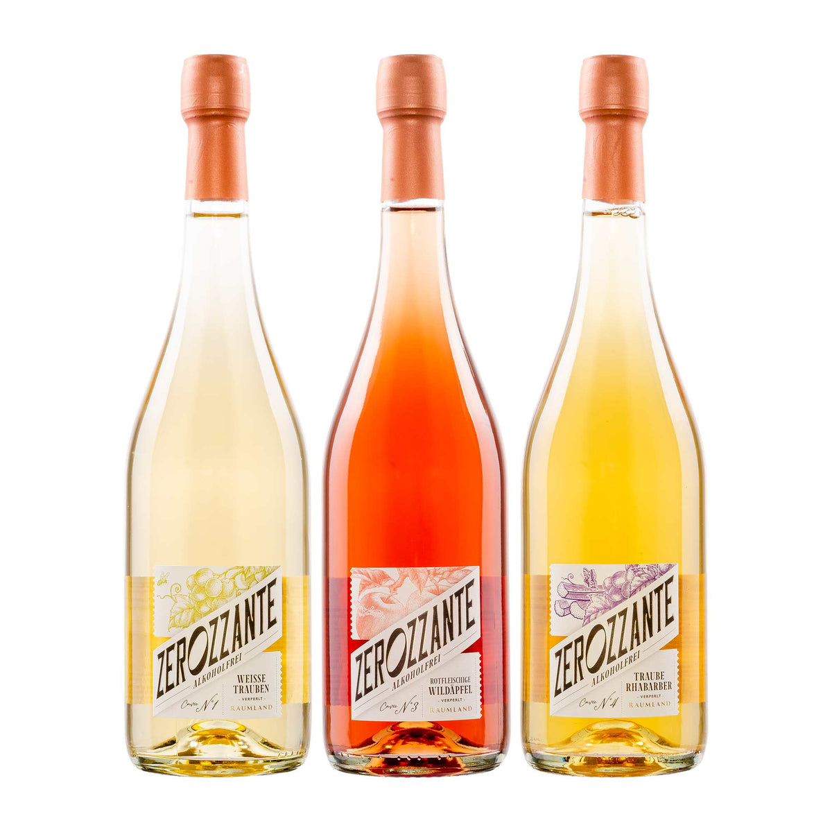 Raumland Zerozzante 3er Probierpaket alkoholfrei