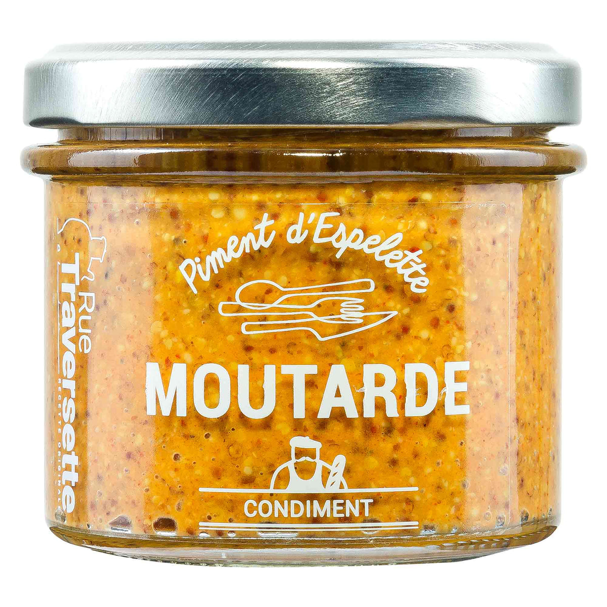 Rue Traversette Moutarde Piment d'Espelette 110g