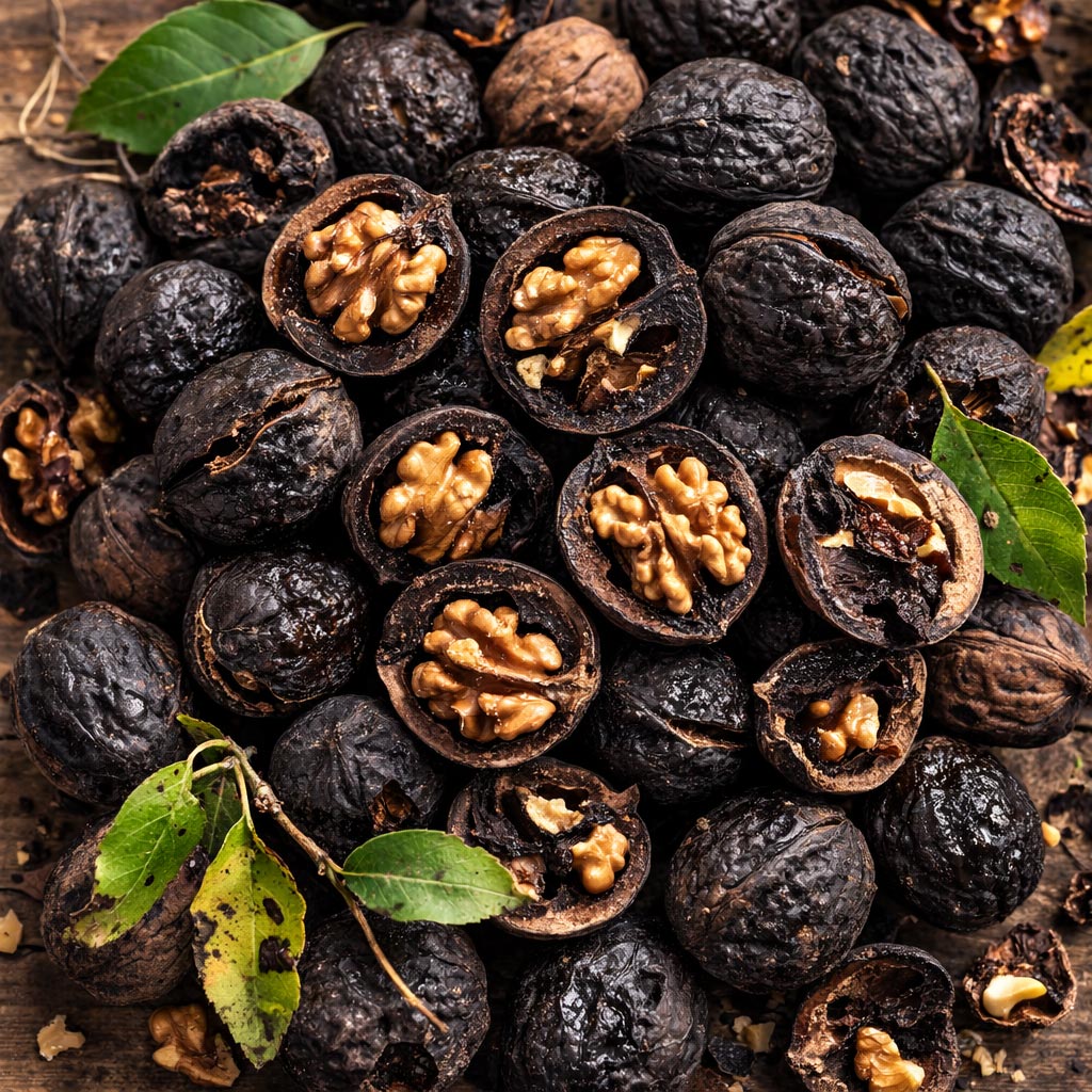 Schwarze Nüsse – einzigartig im Aroma