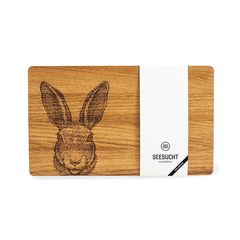 Seesucht Frühstücksbrett Hase