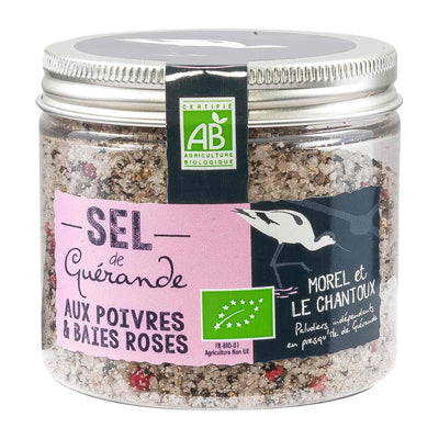 Guérande-Salz mit Pfeffer und Rosa Beeren