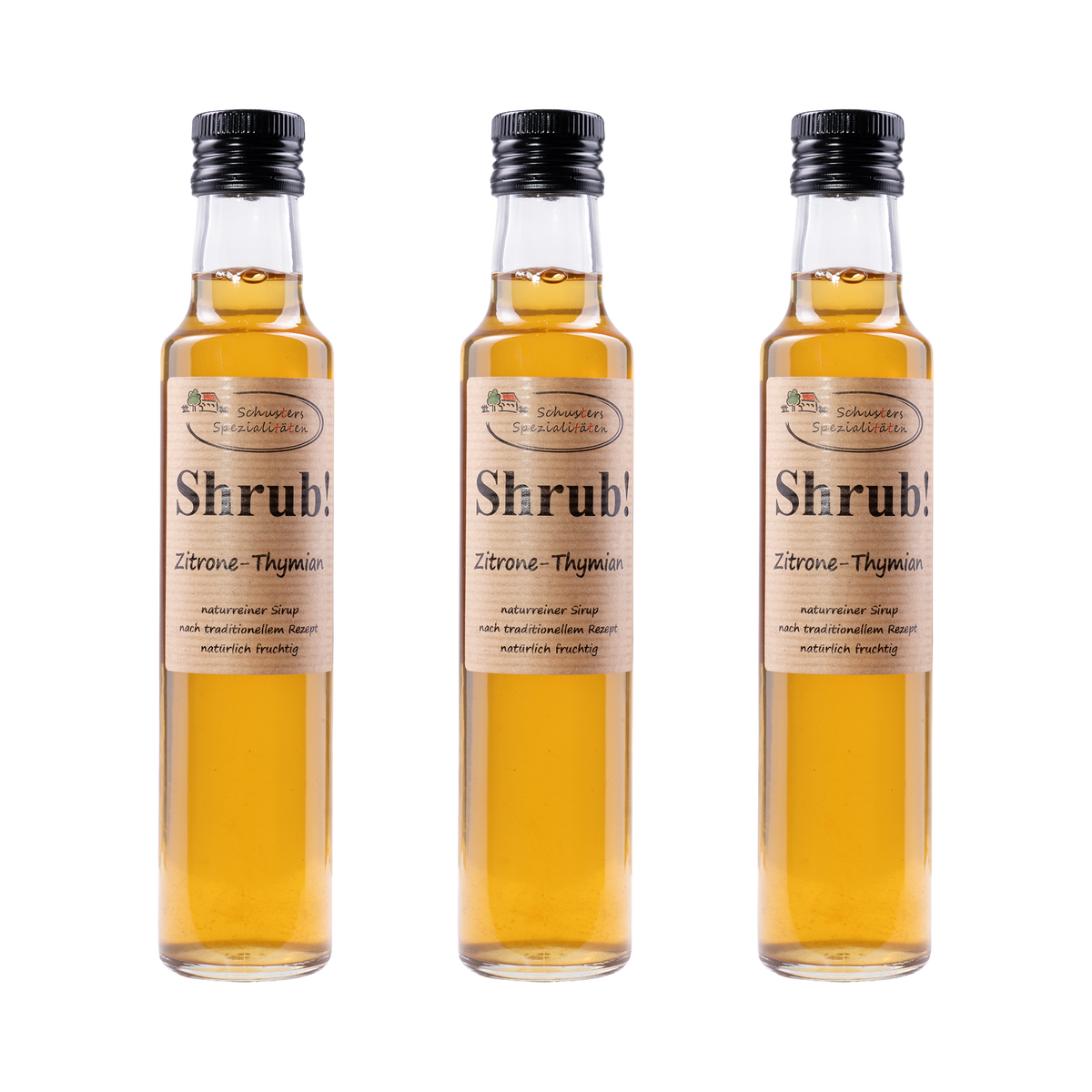 Shrub Zitrone-Thymian Sirup – 3× 250 ml
