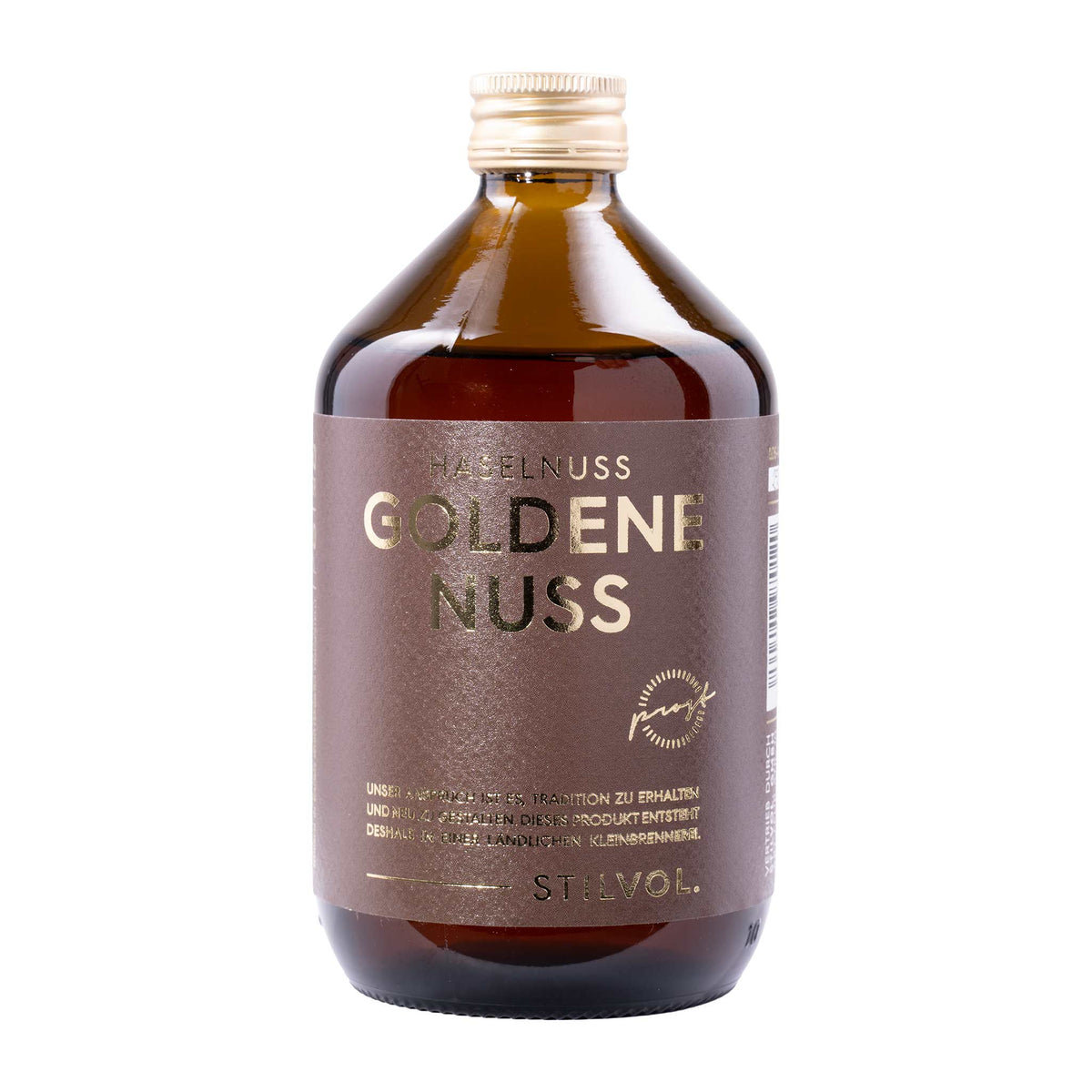 STILVOL. Haselnuss-Schnaps Goldene Nuss
