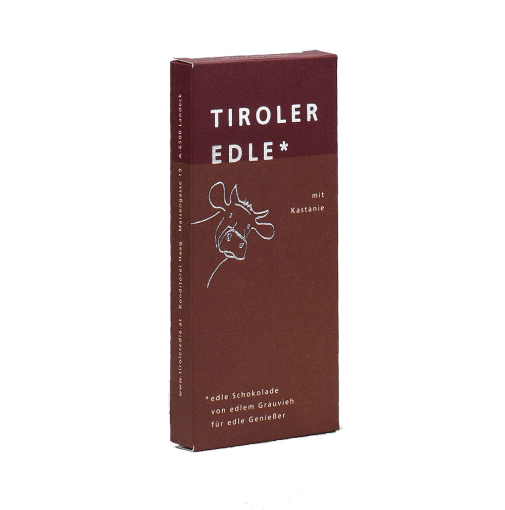 Tiroler Edle Schokolade mit Kastanien