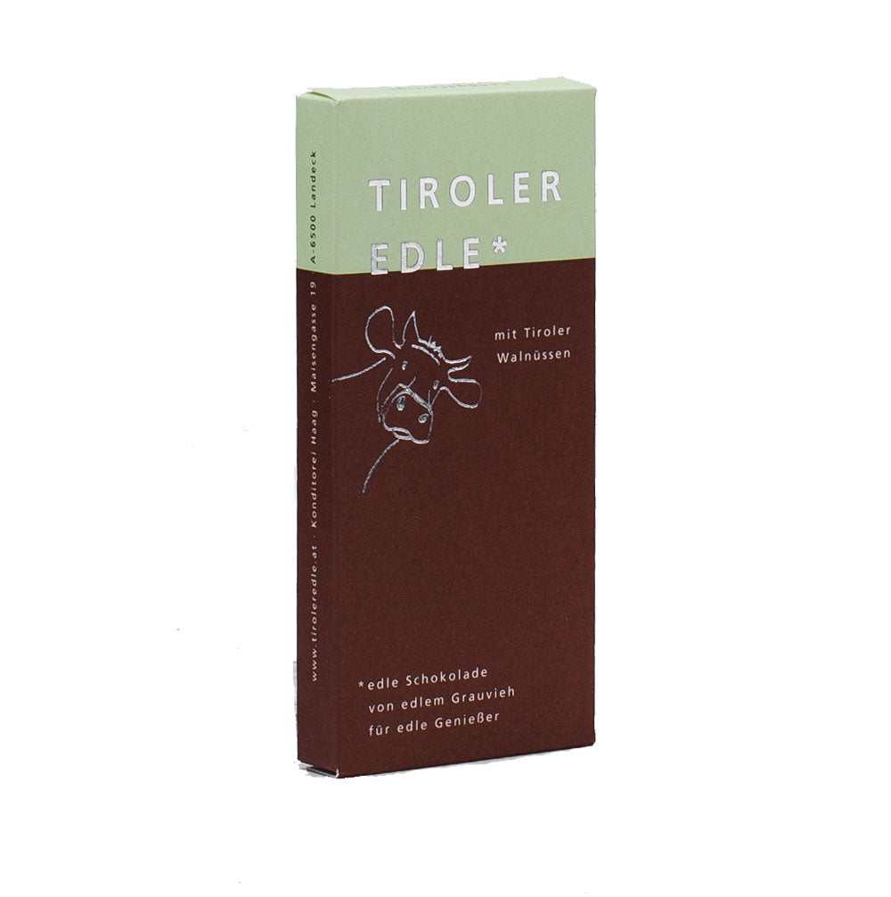 Tiroler Edle Schokolade mit Walnüssen