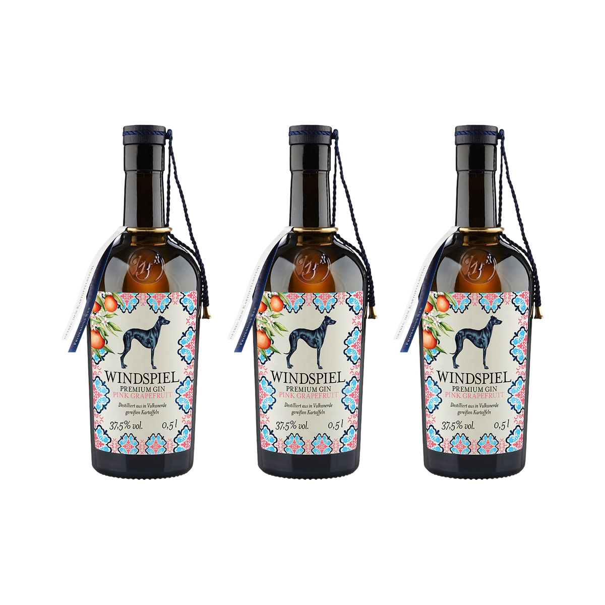 Pink Grapefruit Gin – 3× 500 ml