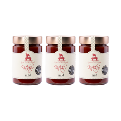 Zum heiligen Stein – Ketchup mild – 3× 400 g