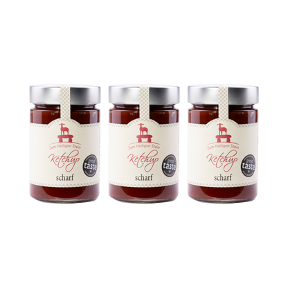 Zum heiligen Stein – Ketchup scharf – 3× 400 g