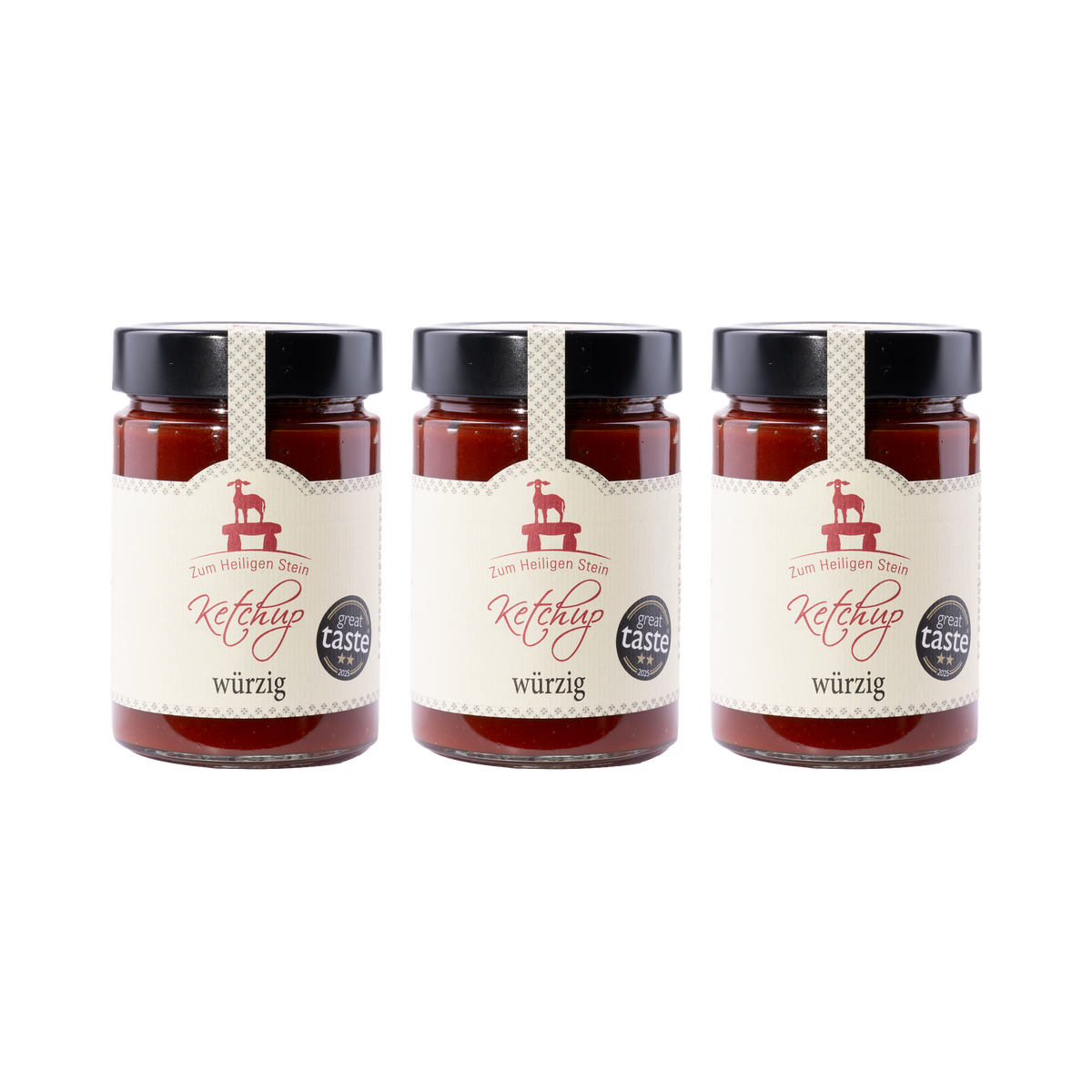Zum heiligen Stein – Ketchup würzig – 3× 400 g